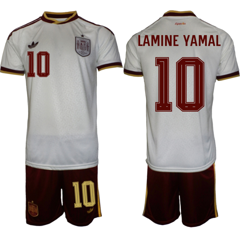 Men Spain away 2026 World Cup soccer jerseys 58f744db
